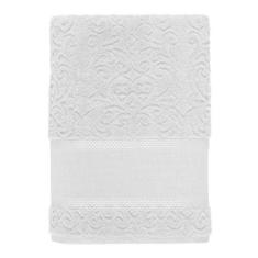 Toalha De Banho Gigante Melina Para Bordar Karsten Branco