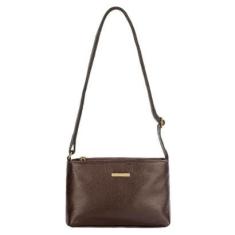 Bolsa pequena transversal de couro Iris-Feminino