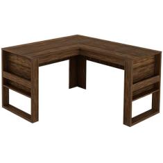 Mesa Escritório Angular ME4145 Nogal - Tecnomobili - Tecno Mobile, Nog