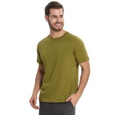 Camiseta Masculina Básica Rovitex Verde - Rovitex Básicos