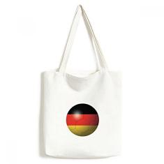 Bolsa de lona com bandeira nacional da Alemanha, bolsa de compras casual