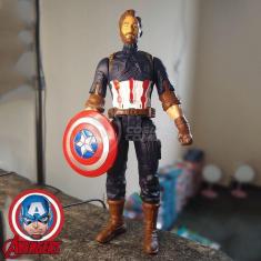 Boneco Action Figure Vingadores Capitão America 29Cm