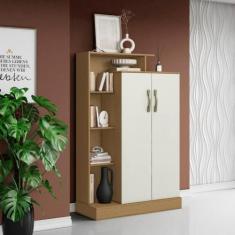Armário Multiuso 2 Portas Florença Aramóveis, Atacama e Off White
