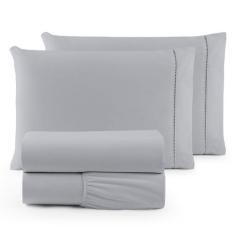 Jogo de Cama Lençol Solteiro 2 Peças Cama Box com Elastico 400 Fios To