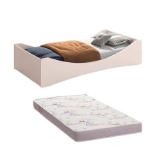 Cama Solteiro Evolutiva Luna Reller 2 em 1 com Colchão