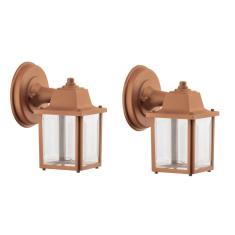 Kit 2 Arandela Vintage Externa Cobre Industrial Jardim Acl97