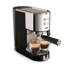 Máquina de Café Espresso Arno Virtuoso+ CESP, 15 Bars de Pressão, Thermoblock, Bico Vaporizador 2 em 1, Painel Intuitivo, Acabamento em Aço Inox e Acessórios de Barista, 220V