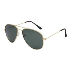 Óculos De Sol Uva Aviador Dourado com Preto - Palas Eyewear