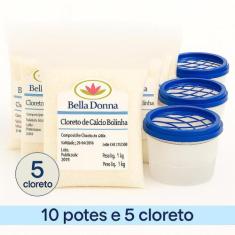 Pote Anti Mofo 10 + 5kg Cloreto De Cálcio Em Bolinhas - Bella Donna