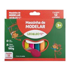 Massinha De Modelar 12 Cores 18g Fofinha Leoleo