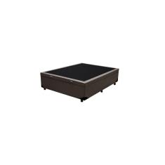Cama Box Baú Viúvao Linhão Marrom Com 128cm de Largura