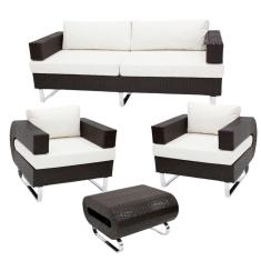 Conjunto De Sofá Completo Modelo Begônia Preto