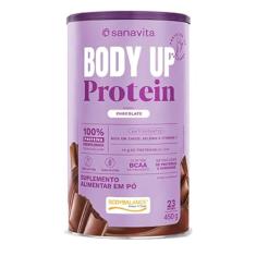 Sanavita - Body UP Protein - Suplemento com Colágeno Bodybalance - Sabor Chocolate - 450g