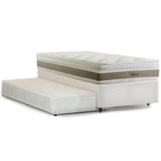 Bicama Box Solteiro e Cama Auxiliar Herval Amore, Molas Ensacadas, 60x
