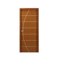 Kit Porta de Madeira Decorada 215x94cm com Batente de MDF Ultra 12cm N