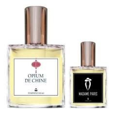 Perfume Feminino Opium De Chine 100Ml + Madame Paris 30Ml - Essência D