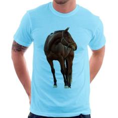 Camiseta Cavalo Andaluz - Foca na Moda, Azul bebê, M