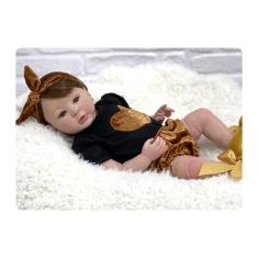 Bebê Reborn Menina Realista Feita à Mão