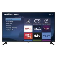 Smart TV 42” Britânia Roku TV Dolby Audio BTV42G6FR2CP