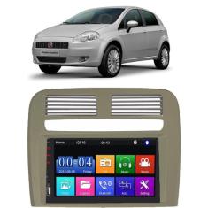 Kit Multimidia MP5 Punto 08 09 10 11 12 7 Pol TouchScreen BT Espelhame