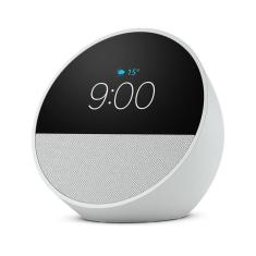 Echo Spot Amazon, Com Alexa, Som envolvente, Com Relógio, Smart Speaker, Branco - B0C2S3VVLW-Unissex