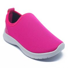 Tênis Infantil Calce Facil Leve Confortável Liso-Feminino