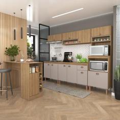 Cozinha Modulada Marti com Tampo 7 Peças Yescasa