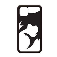 Capa Outline Blue Ocean Shark Fierce Fish para iPhone 11 Pro Max para Apple Mobile Case Shell