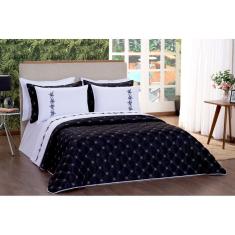 Jogo De Cama Lençol Luan 04 Peças Queen - Preto