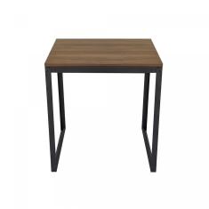 Escrivaninha 60x45 Completa Casa Preto Fosco / Nogal