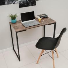 Escrivaninha Industrial Slim Yescasa Preto