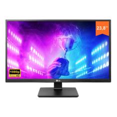 Monitor Gamer LG 23,8 Polegadas Cor Preto Led Com Ajuste De Inclinação 75 Hz Ips Full Hd Pivot Hdmi Usb 24bn650u 110v/220v 24BN650U