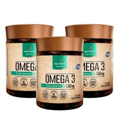 3x Ômega 3 Ifos Vitamina E Epa 840 E Dha 521 120 caps Nutrify, Sem Sab