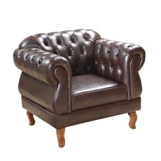 Poltrona Chesterfield Elizabeth - Corano - Almofada Fixa - Novo Encant