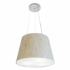 Lustre Pendente Cone Vivare Md-4152 C pula Em Tecido 30/40x30
