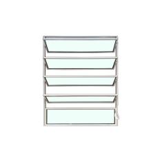 Vitro Basculante Branco 100 X 80 Vidro Liso