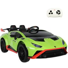 Carro Eletrico Zippy Toys Lamborghini Huracan Verde 12V Controle