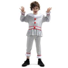 Fantasia Palhaço do Mal It Blusa e Calça Infantil Halloween - Sulameri
