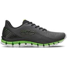 Tênis Olympikus Estilo 2 37 Unissex - Cinza e Verde-Masculino