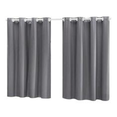 Cortina Blackout Pvc Corta 100 % A Luz 2,80 M X 2,30 M Cinza