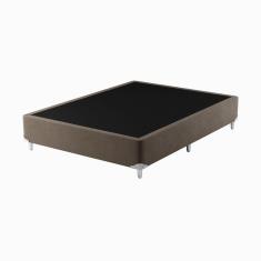 Base Box Casal 138cm x 188cm x 37cm Marrom