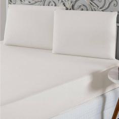 Jogo De Lençol King Malha 100% Algodão 3 Peças Cor Palha