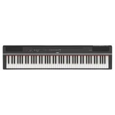 Piano Digital P 125A B Preto 88 Teclas Sensitivas com Fonte e Pedal Yamaha