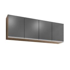 Armário Para Cozinha 160cm - Belliv Decor, Freijó/Grafite