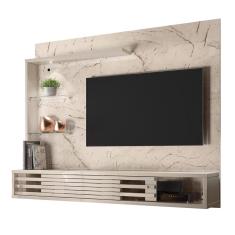 Painel Home Suspenso Frizz Select para TV até 50 - Madetec Calacata/Off White