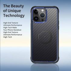 Capa KEVLAR Magsafe da ROCK  Compativel com IPHONE 15 Pro Max 6.7 - Ro