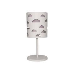 Abajur Infantil Nuvens Duplo Cinza -Base Br 20X41