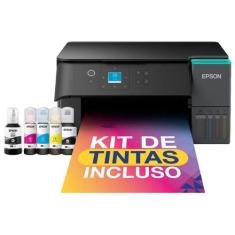 Impressora Multifuncional Epson EcoTank L4360 - Wi-Fi + Garrafa Epson 