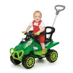 Carrinho De Passeio/Pedal Infantil Com Empurrador Bebê Cross Turbo - Calesita Verde