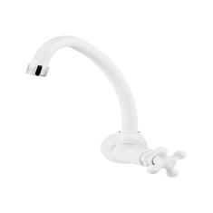 TORNEIRA DE PAREDE BICA MÓVEL PARA COZINHA MARUJÁ BRANCO